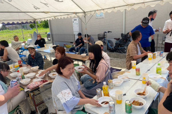 グループの利用者の方、職員が集合してBBQをしました！ | キュイジーヌ道場南口